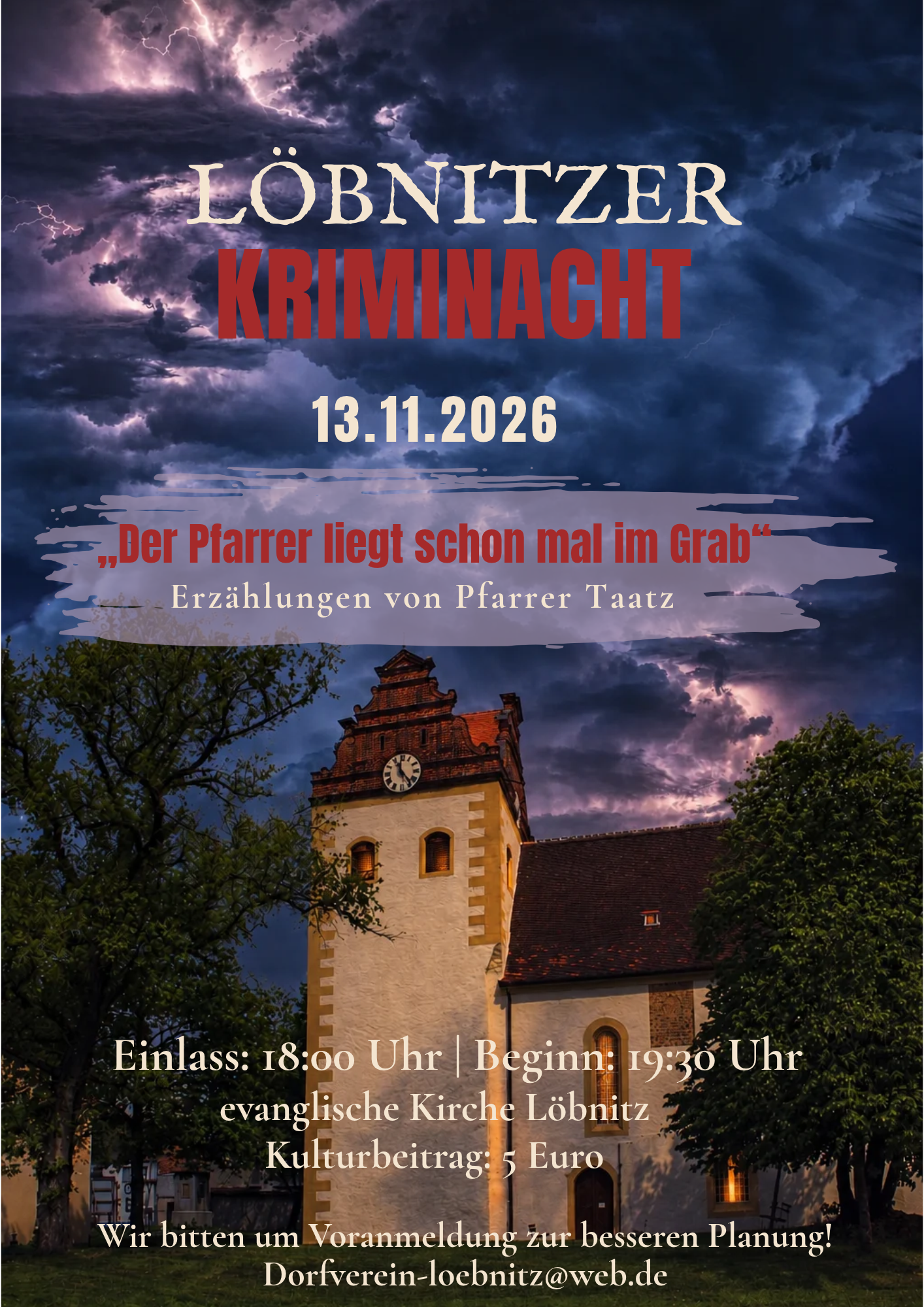 Löbnitzer Kriminacht am 13. November